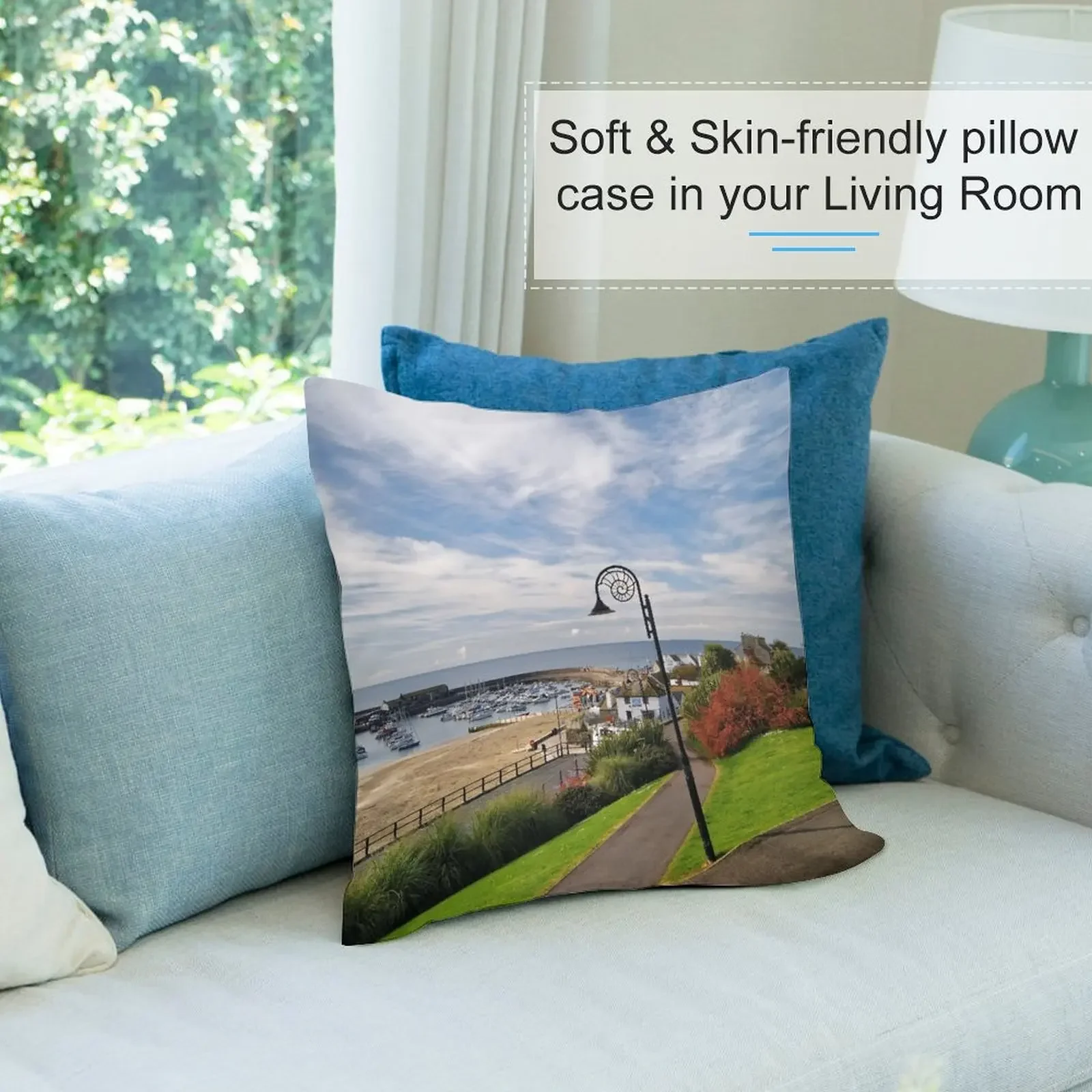 Lyme Regis Harbour из сада Langmoor наволочки для диванов декоративная подушка