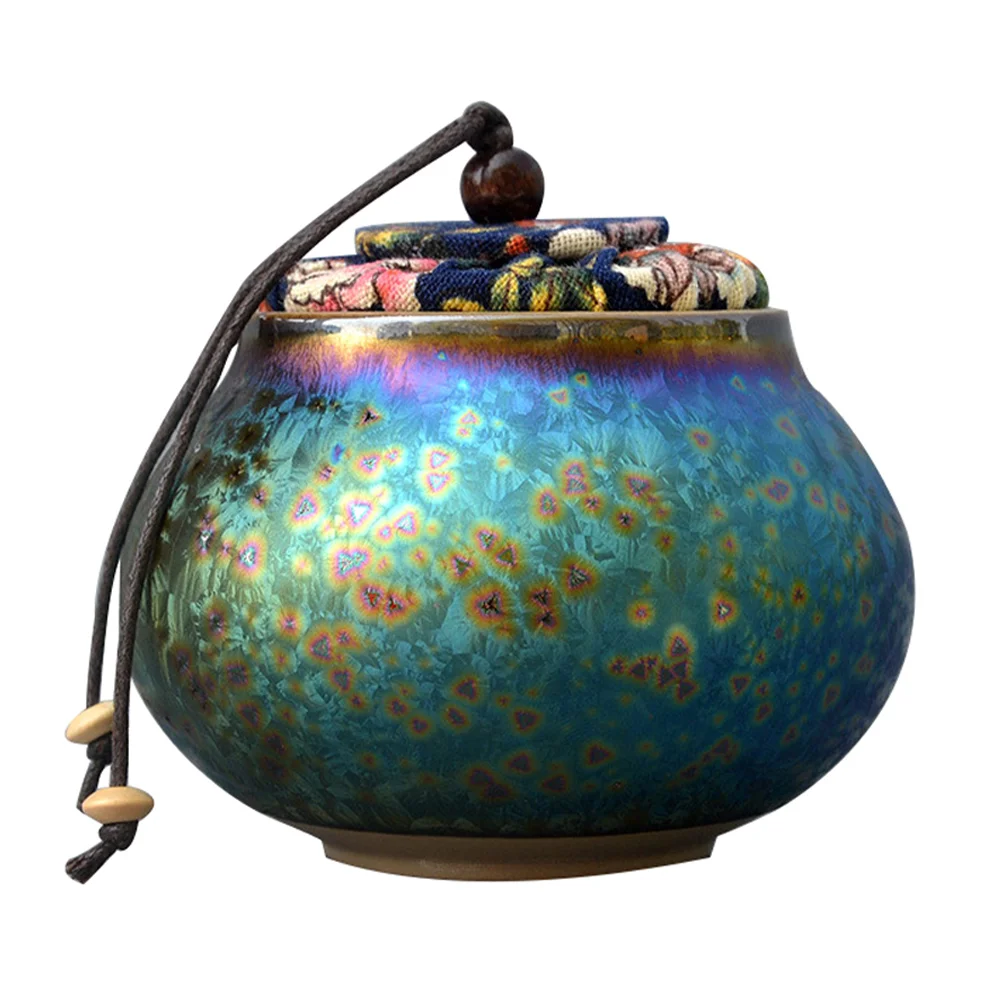 

Ceramic Tea Canister Jar Storage Coffee Container Jars Airtightseasoning Can Pot Sugar Sealed Bean Bottles Shakers Porcelain