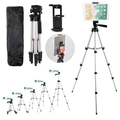 

Tripod Stand Camera Phone Tablet Mount Holder DSLR Professional Compact Stand UK