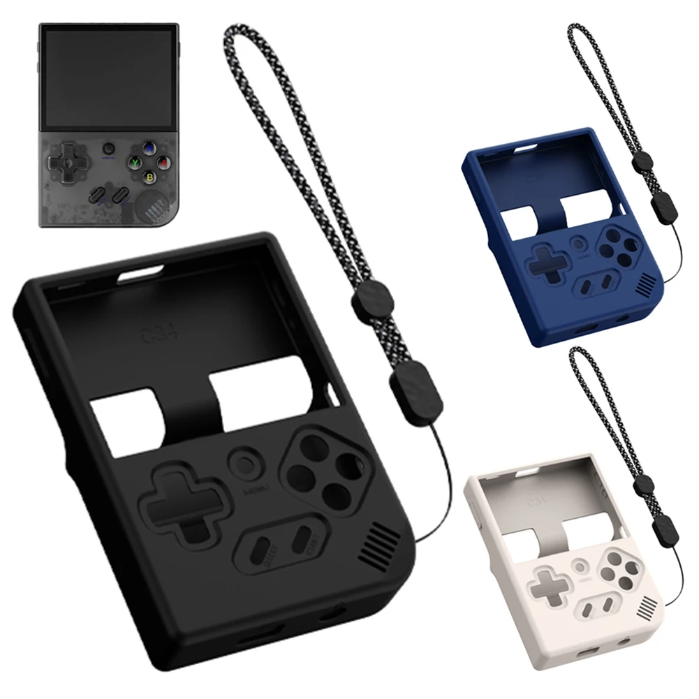 Силиконовый защитный чехол с защитой от царапин со шнурком для ручной игровой