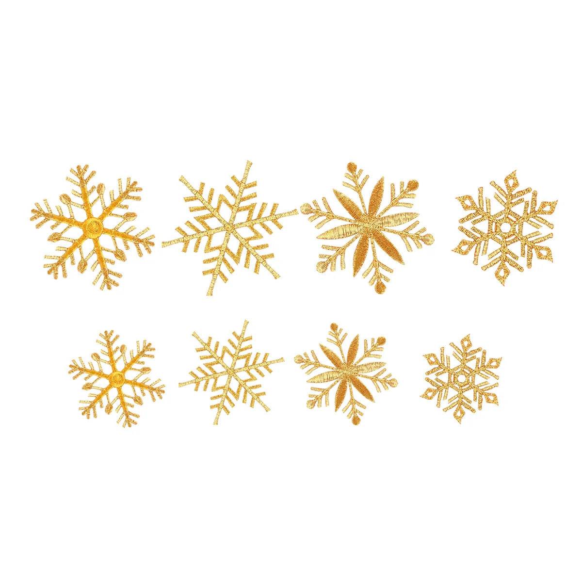 

Applique Christmas Snowflakepatch Iron Decorative Cloth Sew Appliques Embroidered Sewing Badges Embroidery Jacketsstickers