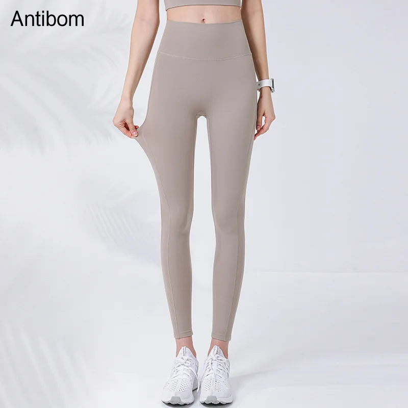 

Спортивные штаны Antibom для ухода за кожей, женские облегающие штаны с высокой талией для фитнеса, бега, йоги