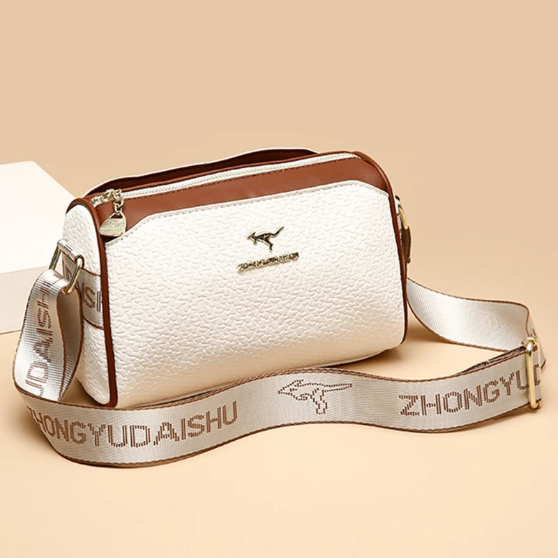 Высококачественные повседневные сумки через плечо из искусственной кожи