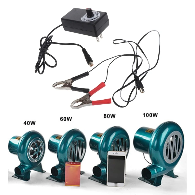 Вентилятор для барбекю пикника кемпинга угольной печи вентилятора регулируемая