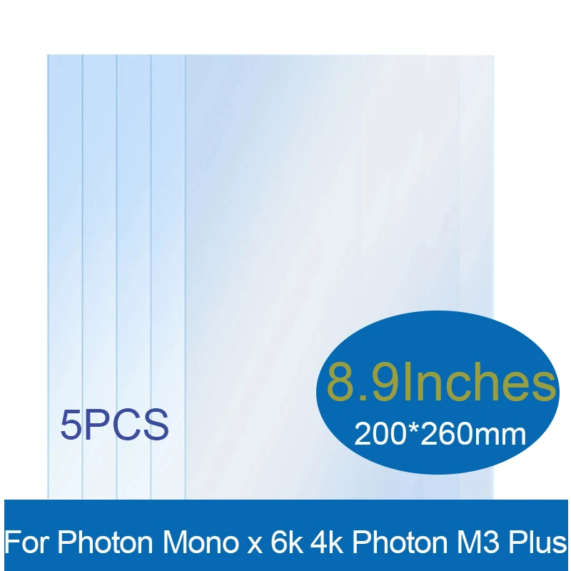 Пленка FEP 260*200*0 15 мм 8.9ins для ANYCUBIC Mono X 6k 4k Photon M3 Plus Elegoo Saturn запчасти 3D-принтера