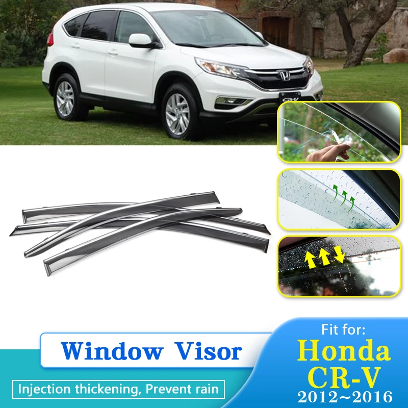

Rain Deflector For Honda CR-V 2012 2013 2014 2015 2016 CR V CRV Car Window Visor Cover Guards Antirain Chuvento Windabweiser