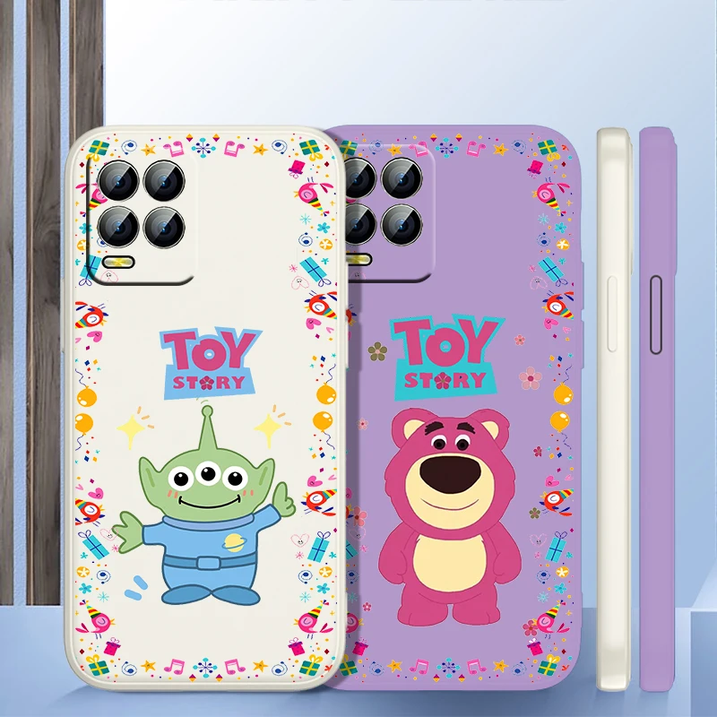 

Lotso Toy Story Woody Phone Case For OPPO Realme GT Neo 3 2 Master 8 9 Narzo 50A 50i Reno 7 Liquid Rope Candy Cover Coque Capa