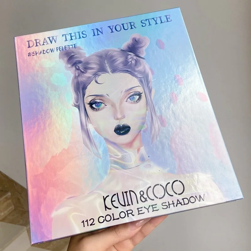 

112Color Luxurious Eyeshadow Palette Pearl Sequins HighQuality Female Cosmetics Cute Makeup Palette Delicate Professional Makeup