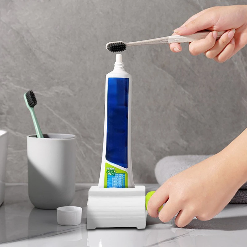 

2022New Squeezer,Multifunctional Tooth Paste Dispenser Manual Tube Squeezer Press Bathroom Accessories