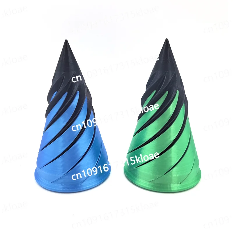 3D печать Спиральный Конус интернет знаменитости игрушка вращающееся дерево