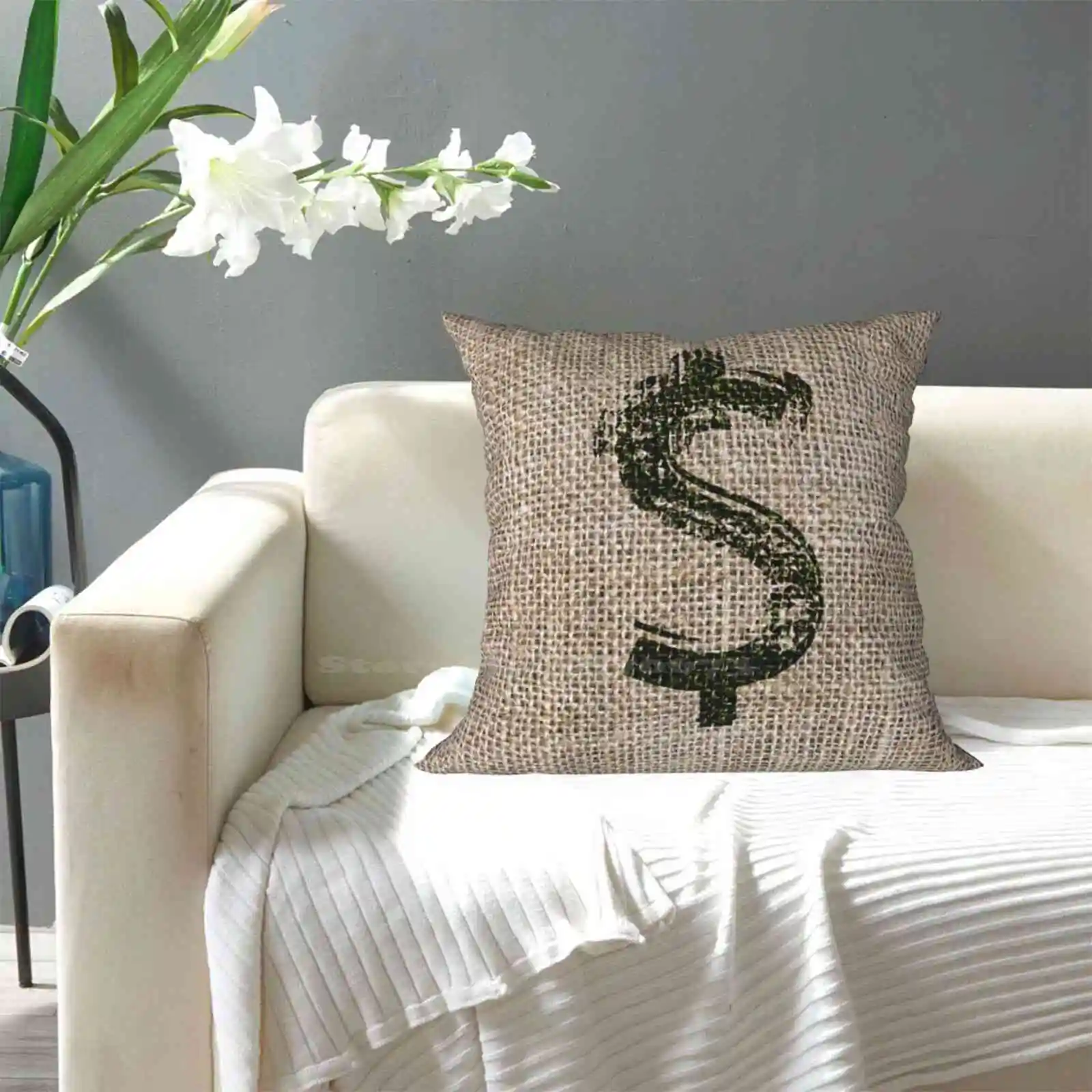 Наличная сумка Roufxis для спальни офиса наволочка обнимания денег мешковины