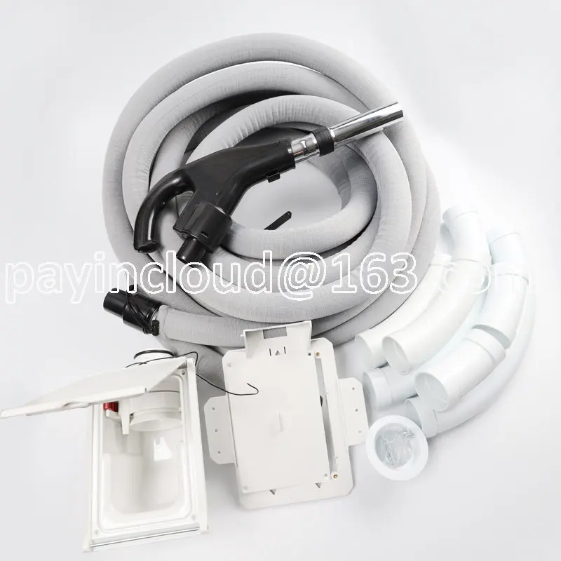 The Central Vacuum System Hides A Set of Hoses for Home Use.