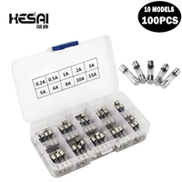 5x20mm quick blow glass tube fuse assorted kits fast blow glass fuses car glass tube fuses assorted kit 0 2a 15a household fuses