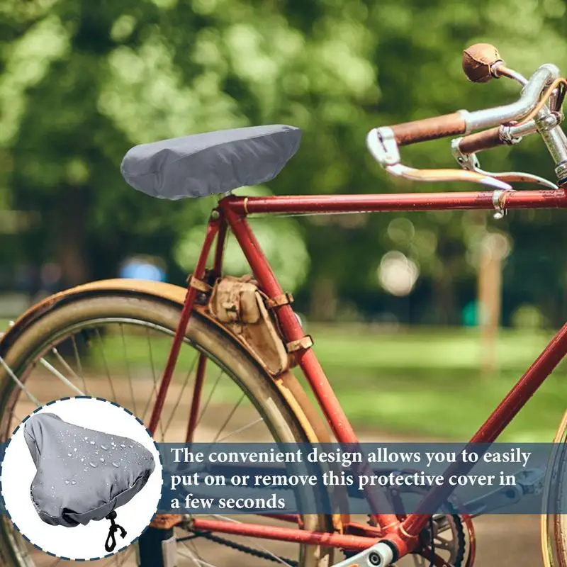 Велосипедное седло сиденье дождевик пыленепроницаемая подушка защита