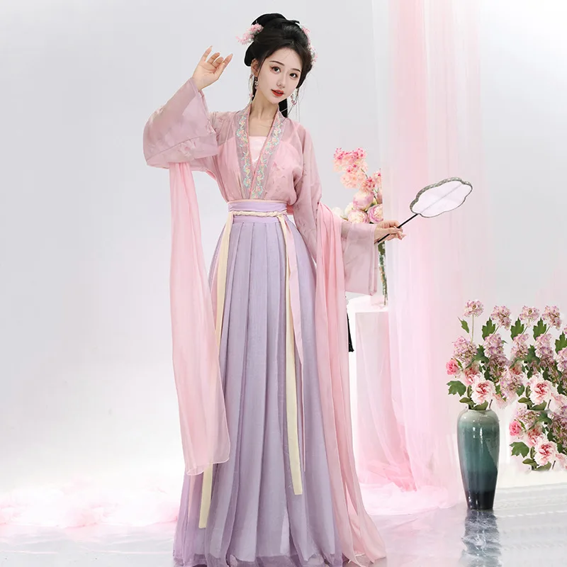 Новинка 2024 Оригинальное женское платье Цзинь ханьфу NT168 китайское Повседневное