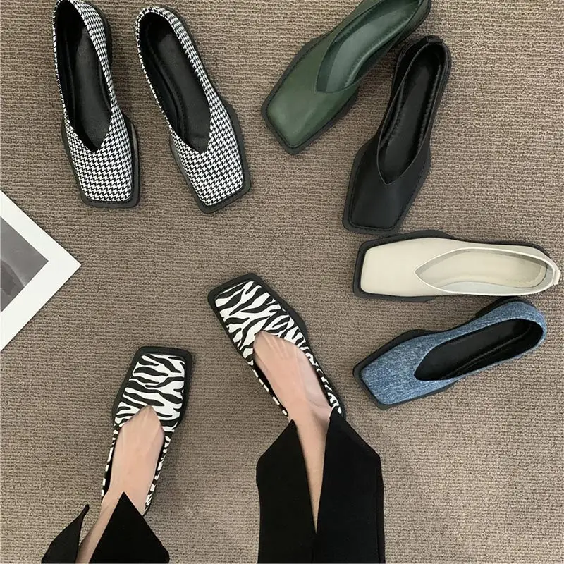 Женские мокасины из искусственной кожи элегантные однотонные сандалии на