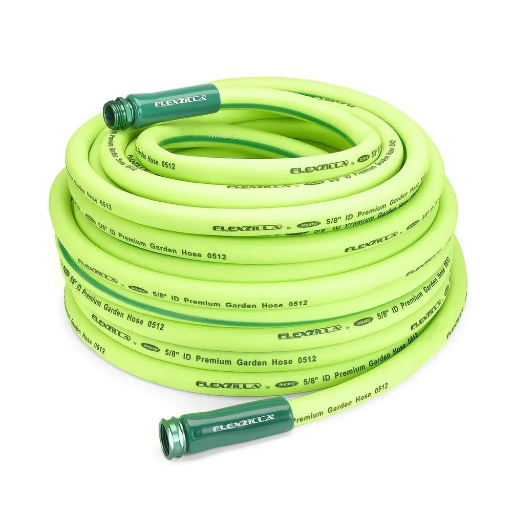 Mfg. Co. HFZG5100YW 5/8 in. x 100 ft.  Garden Hose with 3/4 in. GHT Fittings