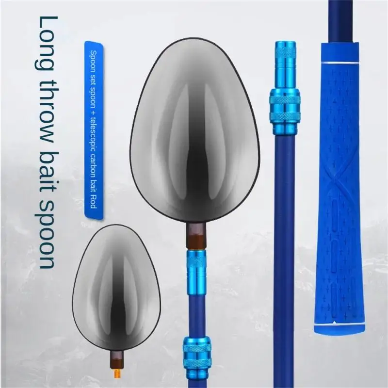 

Fishing Bait Throwing Spoons Non-Stick Bait Scoop Retractable Rod Long Throw Fixed Point Fishing Gear Bait Spoon Fishing Tackles