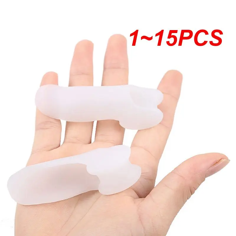 

1~15PCS =1Pair Silicone Toes Separator Bunion Bone Ectropion Adjuster Toes Outer Appliance Foot Care Tools Hallux Valgus