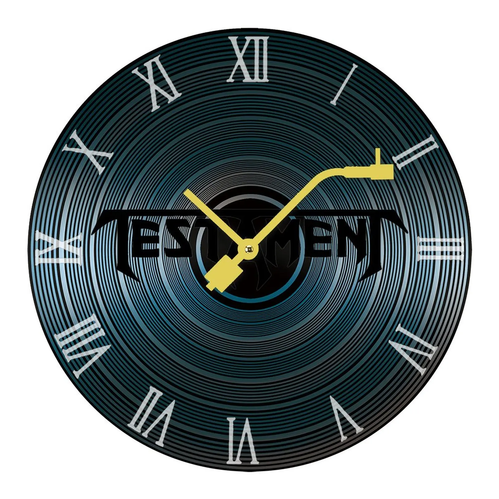 

DIY Mute Testaments Record Wooden Wall Clock Novelty Home Decoration New Office Humor Graphic Chronometer Wall Clock