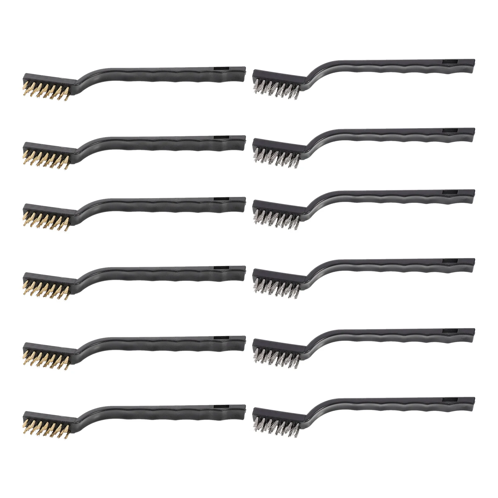 

12pcs Practical Steel Scratch Brushes for Remove The Welding Slag