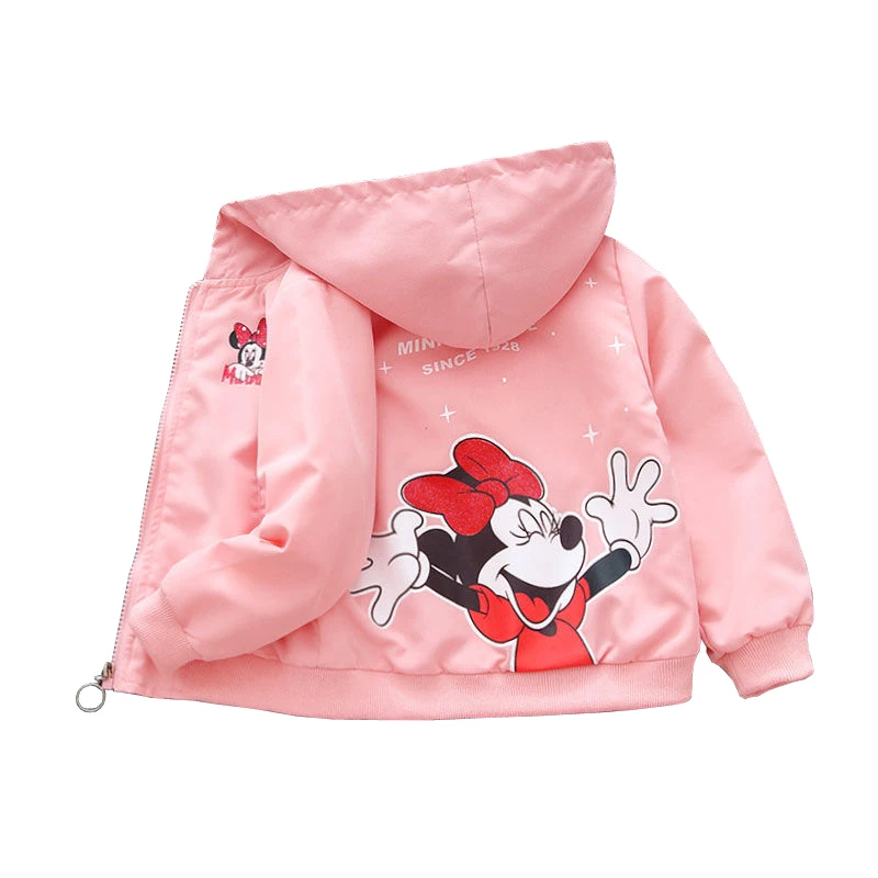 Куртка для мальчиков и девочек Повседневная ветровка с мультяшным рисунком