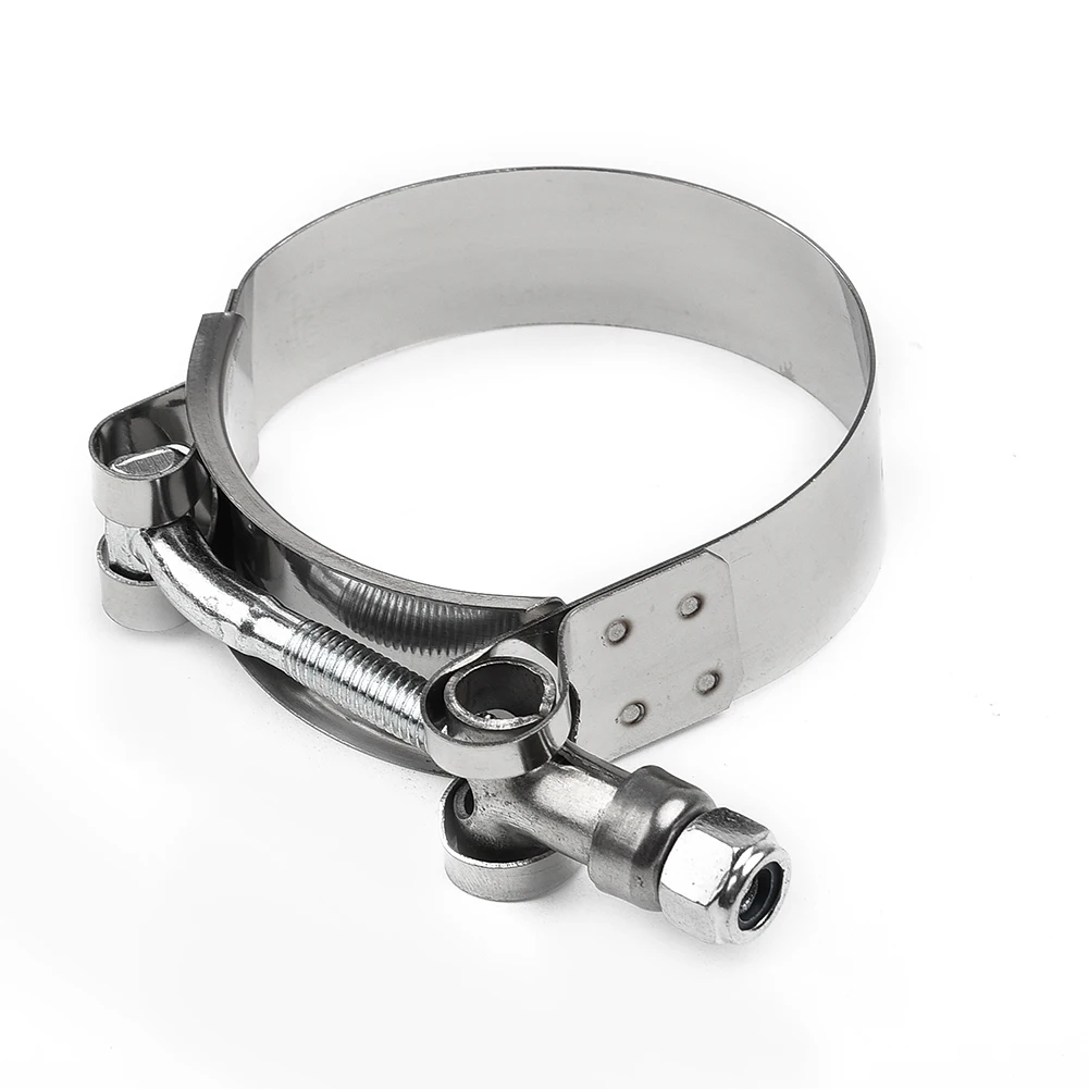 

2In Exhaust Pipe Clamp 51mm 593935 Accessories Band Motorcycle Rear Stainless Steel Universal For Slip-on Type