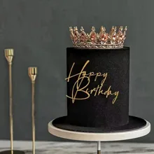 최신 러브 하트 케이크 토퍼, 아크릴 생일 축하, 내 사랑 케이크 토퍼, 기념일 생일 웨딩 파티 케이크 장식, 5 개