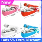 Портативная ручная швейная машинка, компактный инструмент для шитья и рукоделия в домашних условиях