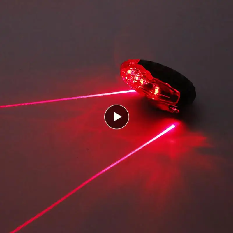 

Bicycle LED Rear Tail Light Waterproof Safety Warning Light 4 modes and 2 Laser Night Mountain Bike Light Rear Lamp Bycicle Ligh