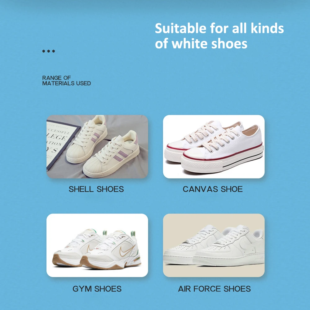 2 PCS White Shoe Gel Cleaner Yellow Edge Reducing Agent Sports Shoes Deoxidizing Gel Decontamination White Whitening Cleaner