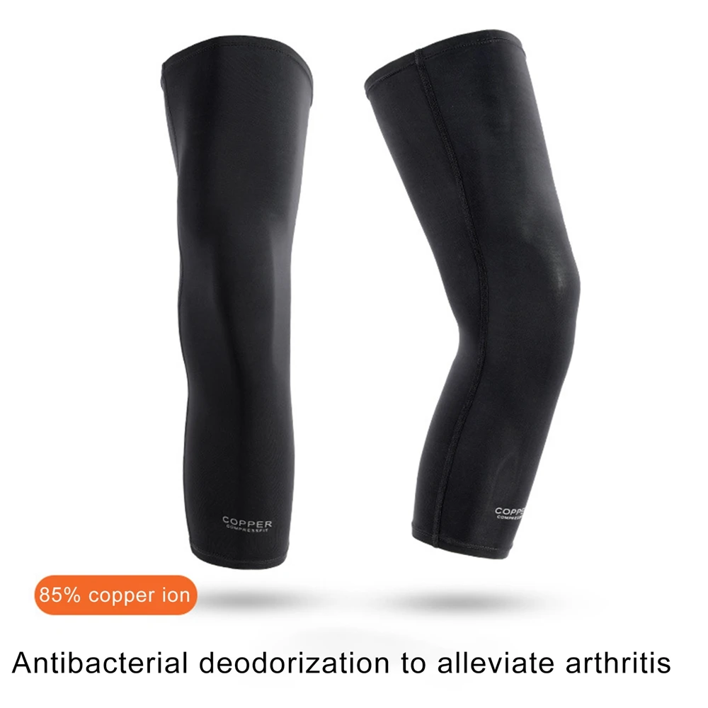

Breathable Thin Compression Leg Sleeve Sports Cycling Basketball Knee Brace Reduce Varicose Veins for Men Women