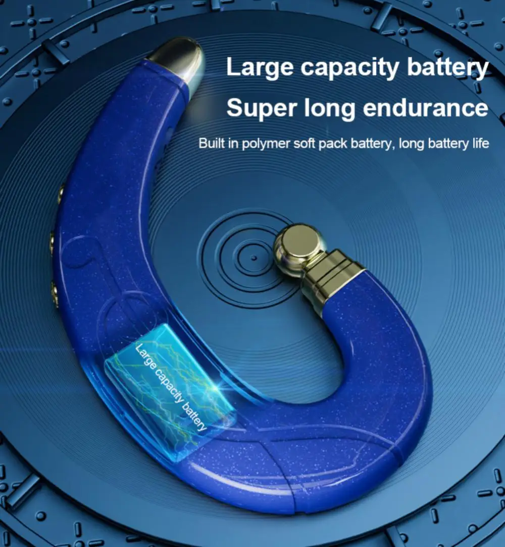 Наушники с ушным крючком Tws-совместимы 5.2 дисплеем аккумулятора деловая