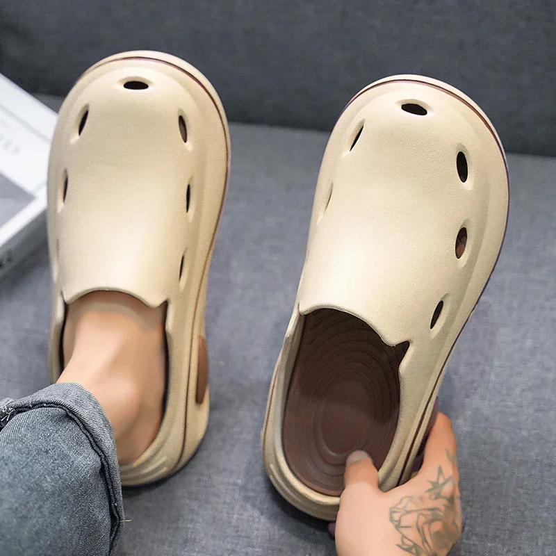 Мужские летние сандалии для улицы дышащие воды и пляжа легкие бриллианты размеры