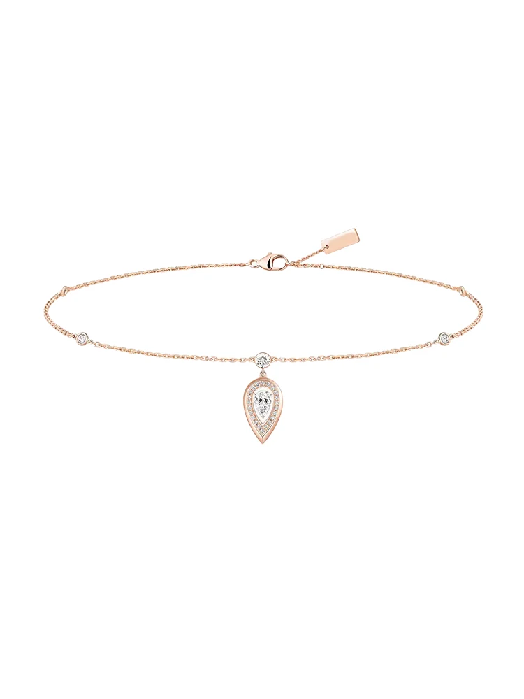 Официальный сайт 2024 новая цепочка на щиколотке с каплями воды стиль S925