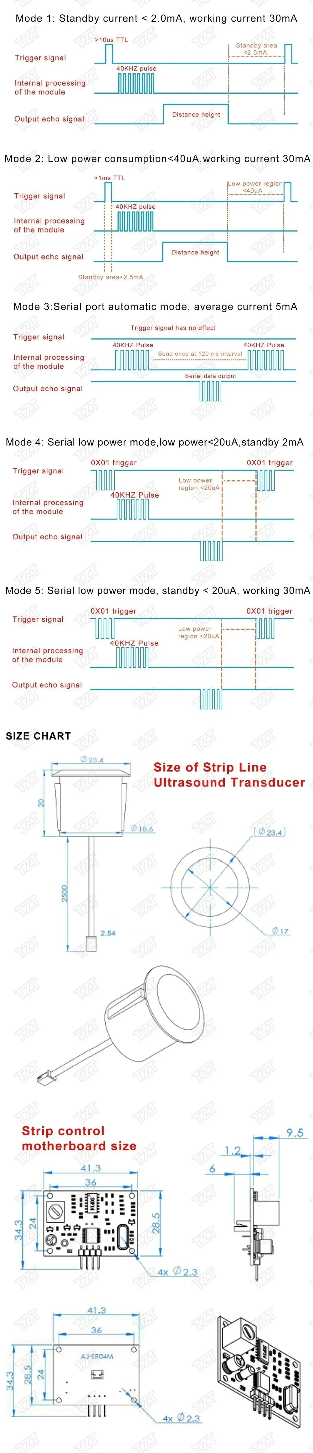 НОВЫЙ водонепроницаемый ультразвуковой модуль Arduino JSN-SR04T AJ-SR04M встроенный датчик