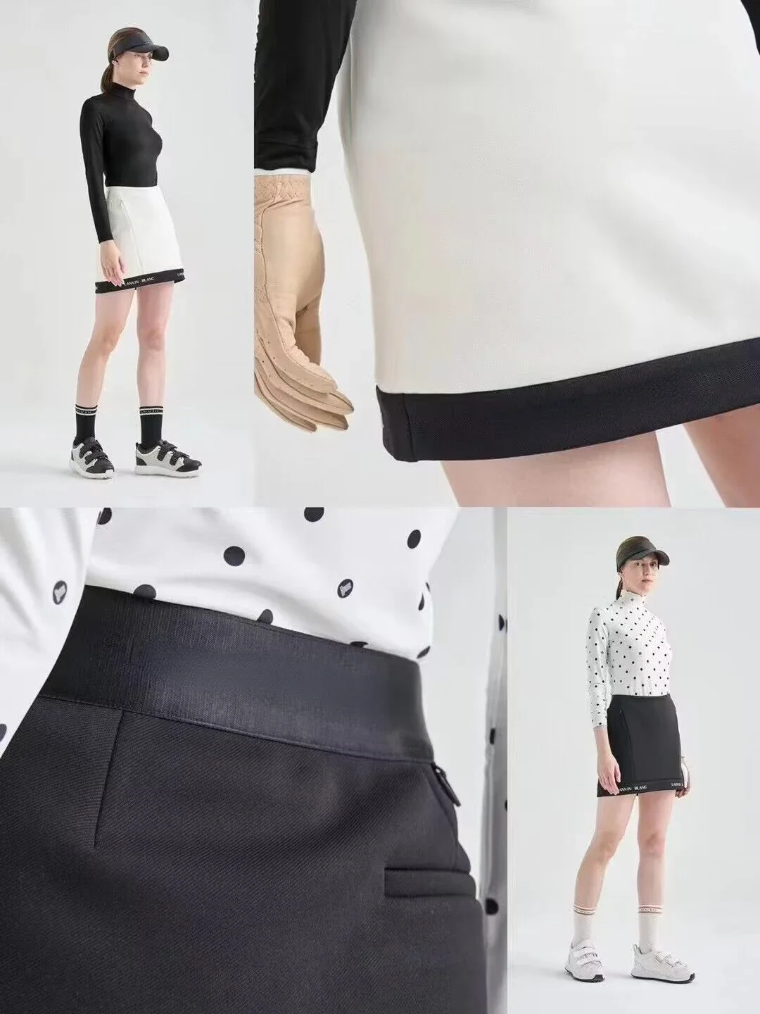 

Golf 23 New Short Skirt Outdoor Sports Anti glare Umbrella Slim Waist Skirt Women's Apparel