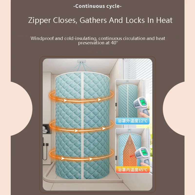 Круглая виниловая занавеска для душа