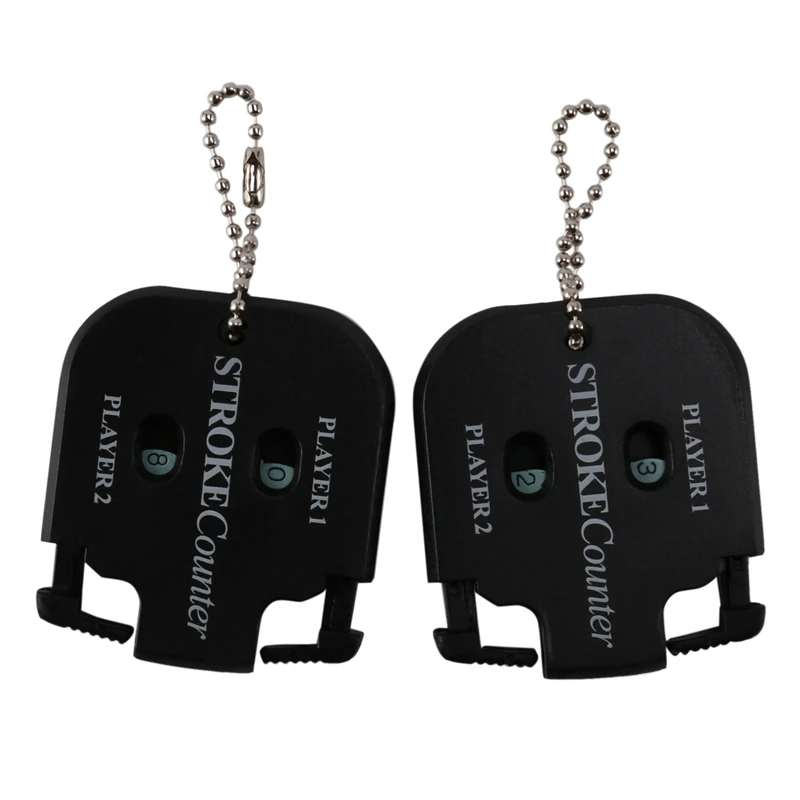 

2PCS Mini Score Counter Golf Stroke Shot Putt Tally Keeper Number With Keychain (2Pcs)