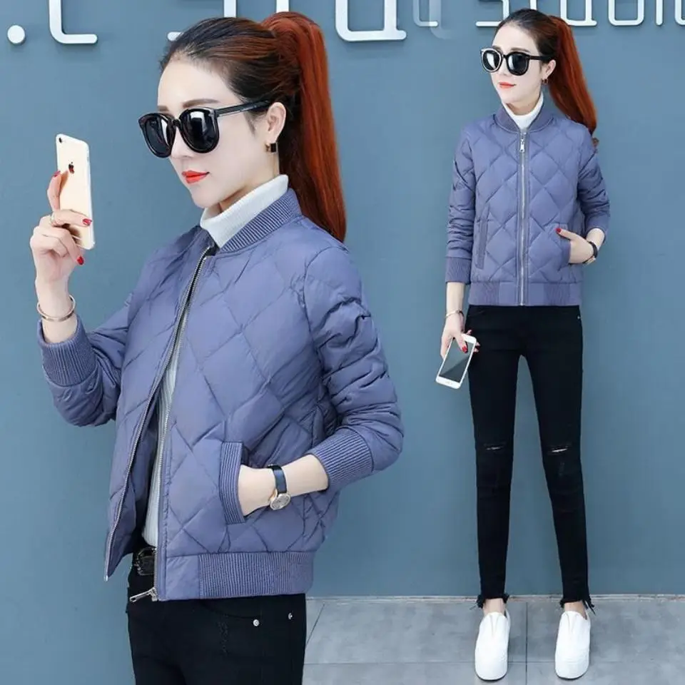 Winter Small Cotton Jacket for Women's Winter Clothing 2023 New Short Down Cotton Jacket Korean Version Loose and Thickened