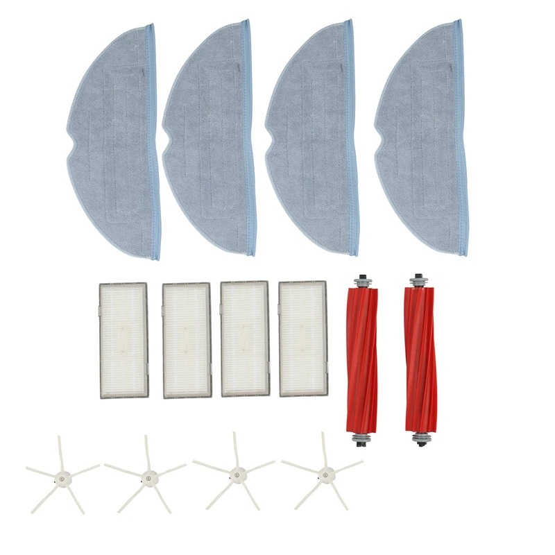 

For Xiaomi Roborock S7 S70 S75 S7max S7maxv T7S Plus Vacuum Cleaner Accessories Main Side Brush Mop Cloth HEPA Filter
