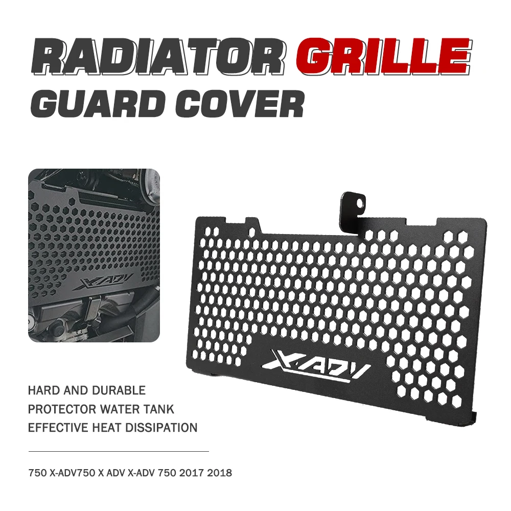

YOWLING Motorcycle Radiator Guard Protector Grille Grill Cover FOR HONDA XADV X-ADV 750 X-ADV750 2017 2018 XADV750 Radiator