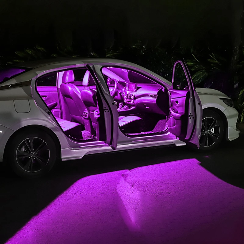 Для Hyundai Sonata YF 2011 2012 2013 2014 5 шт. безотказные 12 В светодиодный ные лампы для салона