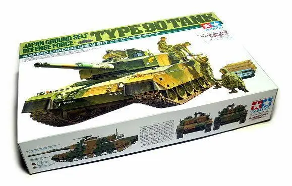 

Модель танка Tamiya в стиле милитари, модель японского наземного танка для самообороны, Тип 90, 1/35, 35260