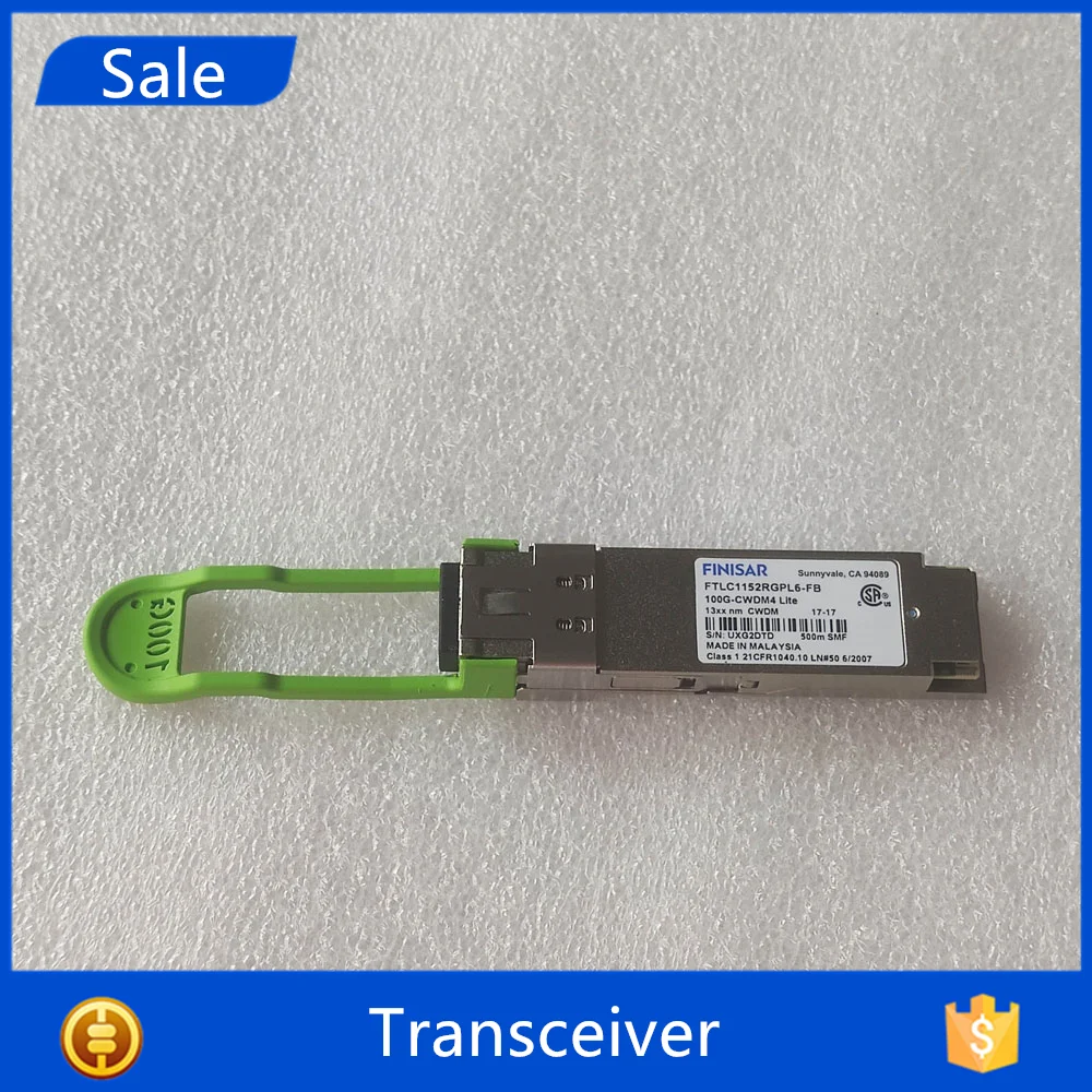 

Sale New Transceiver FTLC1152RGPL6-FB 100G 2KM LC QSFP28 CWDM4 Transceiver SFP