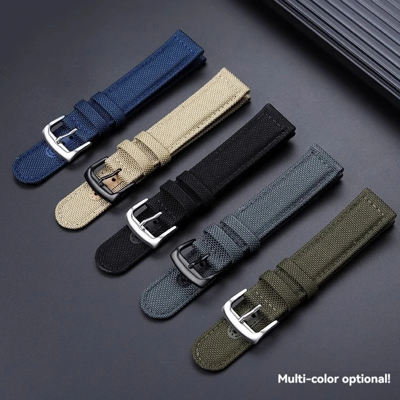 Ремешок для часов Armani Black Knight AX1331 AX1326 AX7105 Series спортивный холщовый нейлоновый