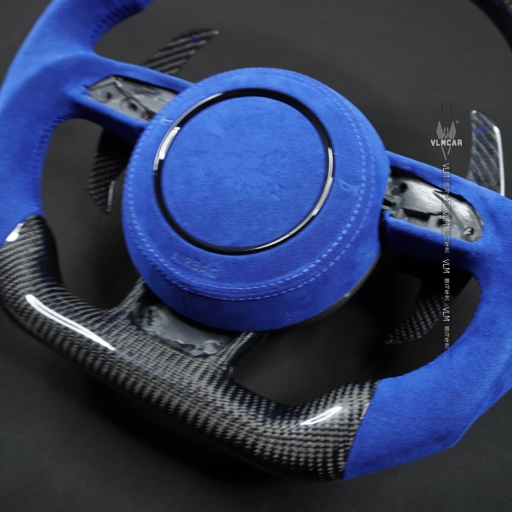 Рулевое колесо VLMCAR из углеродного волокна для Audi A1 A3 A4 A5 A6C7 A7 Performance Luxury Upgrade Perfect Fit