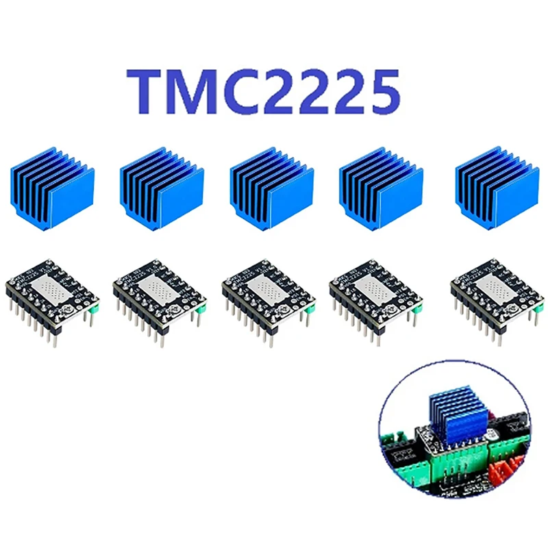 

Драйвер шагового двигателя TMC2225, сменный драйвер для 3D-принтера SGen_L, 2 шт.