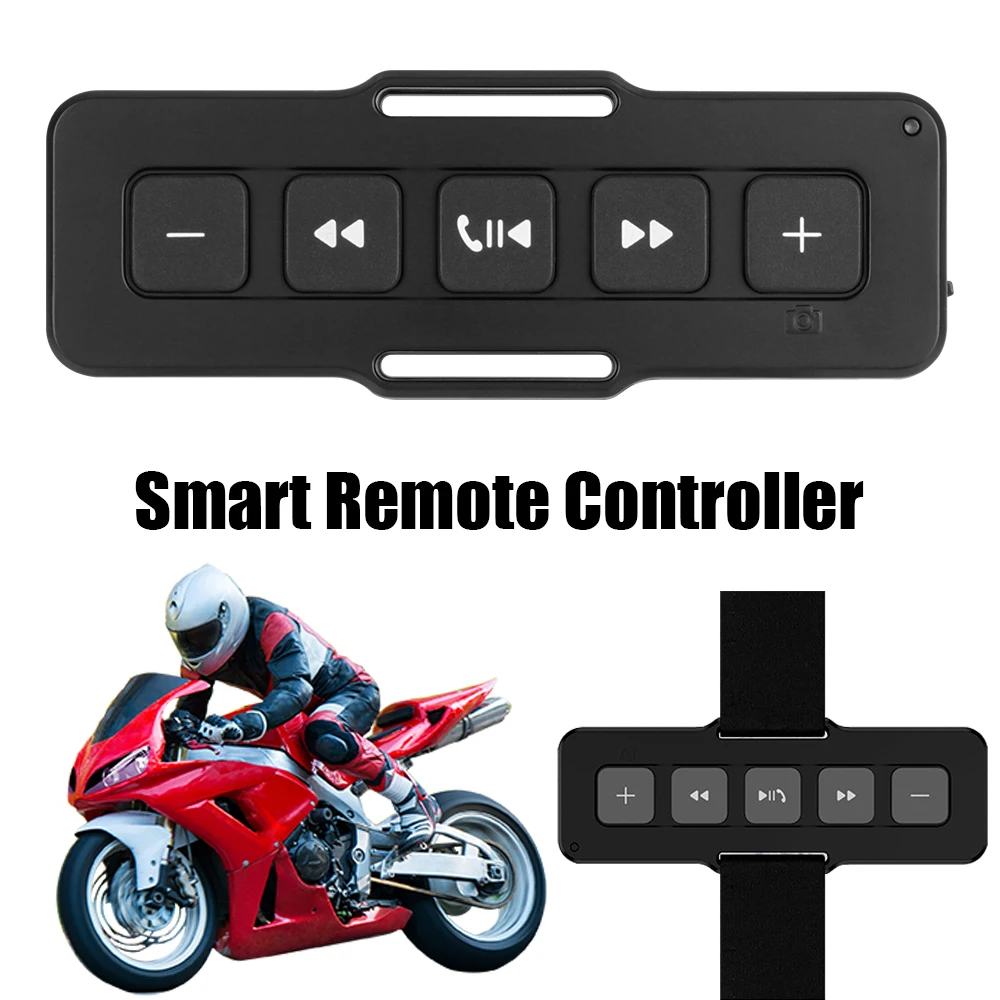

Motorcycle Remote Controller Wireless Bluetooth 5.0 For Car Outdoor Sports Hands-free Calls Bike Handlebar Media Control