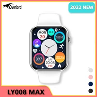 ly008 max original smart watch men women full touch bracelet fitness tracker sport smartwatch for huawei samsung pk m26 36
